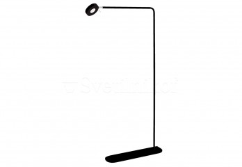 Торшер SAITO LED BK Amplex 0569