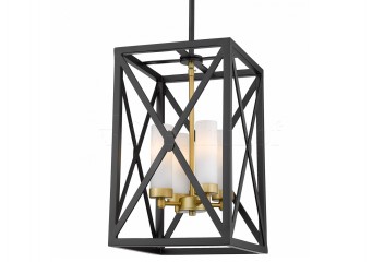 Подвесная люстра DUBLIN 4-sq Cosmolight P04124BZ