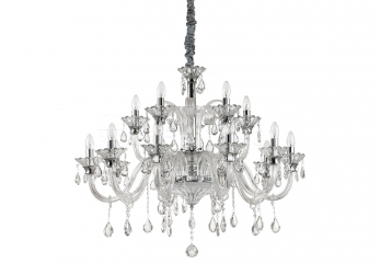 Підвісная люстра COLOSSAL SP15 TRASPARENTE Ideal Lux 114170