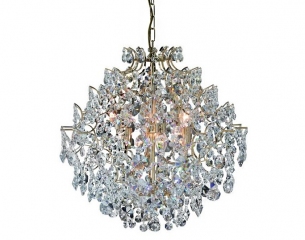 Люстра кришталева MARKSLOJD ROSENDAL 6L Gold 100532