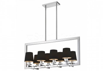 Підвісна люстра LONDON 8 Cosmolight P08038BK