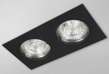 Точечный светильник Simple 2 SQ-2 BK Imperium Light 380214.05.05