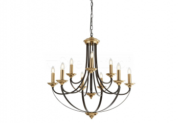 Подвесная люстра Belfry 9 Searchlight 1849-9BZ