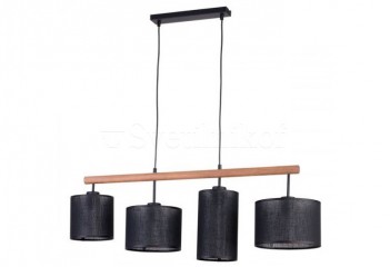 Подвесная люстра DEVA 4 BK TK-Lighting 4104