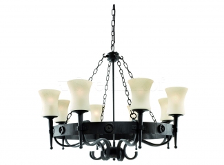 Люстра підвісна Searchlight Cartwheel 0818-8BK