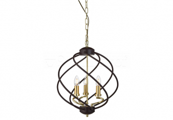 Подвесная люстра Flow 3 Searchlight 1803-3BK