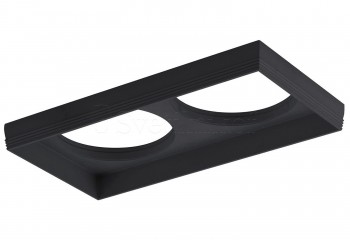 Оправа для врезного светильника FERRONEGO 2 SQ BK Eglo 60916