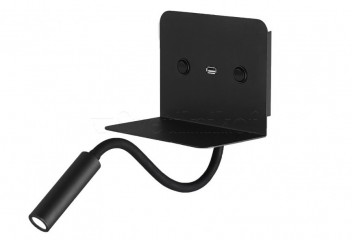 Бра FILL R 5W 3000K/4000K BK Azzardo AZ3201