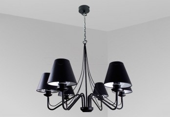 Подвесная люстра Night Lviv 6l BK Imperium Light 41680.05.05