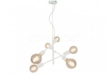 Підвісна люстра FREESTYLE 6 WH Viokef 4193101