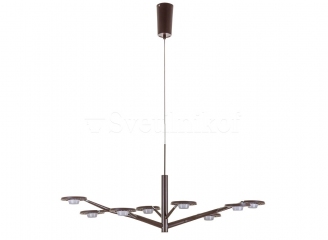 Світлодіодна люстра Italux Kresyda AD16014-9 DARK COFFEE