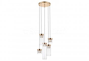 Підвісна люстра GEM 5-R F-GO ZumaLine P0389-05D-F7AC
