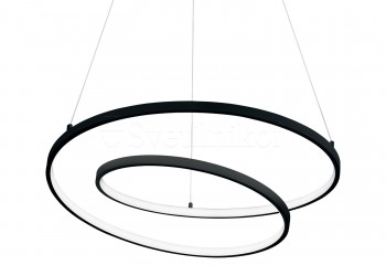 Світлодіодна люстра OZ d80 BK Ideal Lux 269450