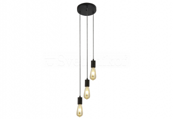 Подвесная люстра Squiggle 3 Searchlight 9663-3BK