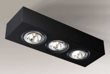 Точечный светильник UTO H 3 G53 BK Shilo 7113