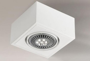 Точечный светильник UTO H 1 18cm G53 WH Shilo 7094