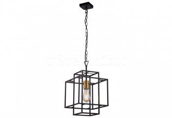 Підвісна люстра CRATE Searchlight 4631BK