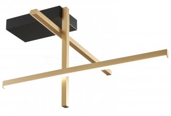 Потолочная люстра EDGE LED ZumaLine 22008C3-BK/GD