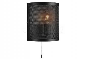 Настенный светильник Fishnet 1 Searchlight 2815BK