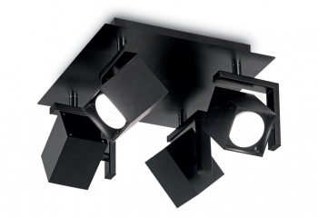 Спот потолочный MOUSE PL4 NERO Ideal Lux 156712