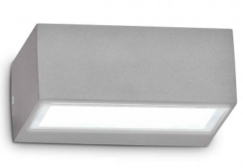 Уличный настенный светильник TWIN AP1 GREY Ideal Lux 326979