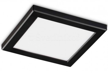 Плафон AURA LED 3000K SQ BK Ideal Lux 290812