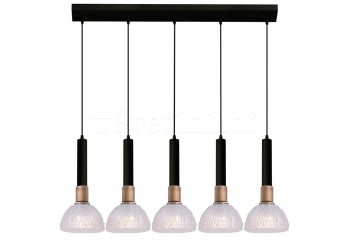 Підвісна люстра ANADIA 5 BK/GO Amplex 0607