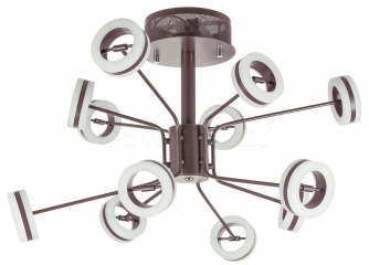 Світлодіодна люстра Italux Metis AX16002-12A COFFEE