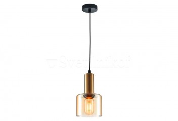 Подвесной светильник SANTIA Italux PND-65342-1-BRO+AMB
