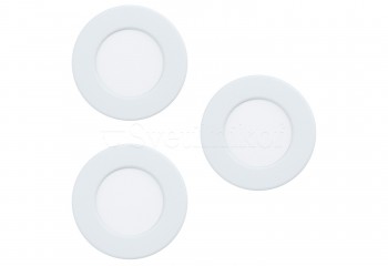 Точковий світильник FUEVA 5 d8,6 LED WW WH 3-set Eglo 99135