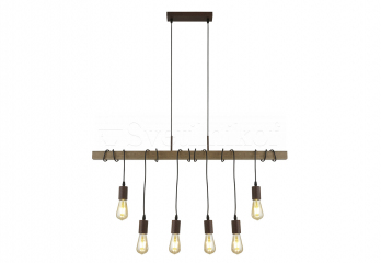 Подвесная люстра Barn 6 Searchlight 4876-6BR