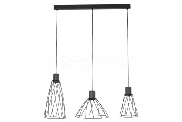Підвісна люстра MODESTO 3 BK TK-Lighting 10149