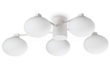 Потолочная люстра HERMES 5 WH Ideal Lux 322698