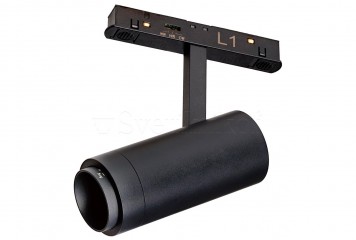 Магнітний трековий світильник ALFA OPTICA 12W CCT SWITCH DIM BK Azzardo AZ6256