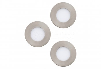 Вбудований світильник FUEVA LED IP44 NI 3-set Eglo 98634