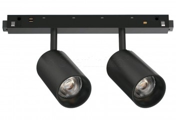 Трековий світильник EGO TRACK DOUBLE 16W 3000K 1-10V BK Ideal Lux 303628