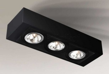 Точечный светильник UTO 3 GU10 BK Shilo 1145