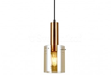 Підвісний світильник SARDO Italux PND-5581-1-BRO+AMB