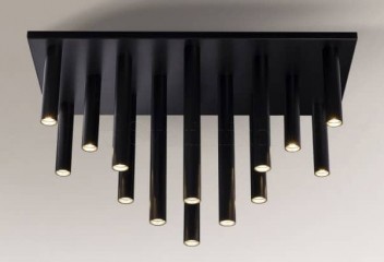 Потолочная люстра YABU 14-V BK Shilo 1170