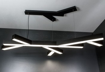 Підвісна люстра SNOWFLAKE LED 6000K BK Imperium Light 251170.05.93