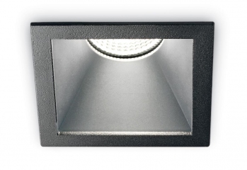 Встраиваемый светильник GAME SQUARE BLACK SILVER Ideal Lux 192390
