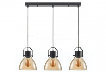 Підвісна люстра DARLENA Italux PND-22371-3-BK+AMB