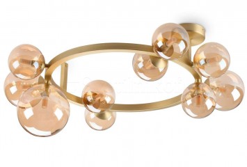 Стельова люстра PERLAGE 10 BS/AM Ideal Lux 327808