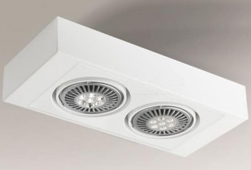 Точечный светильник KOGA H 2 GU10 WH Shilo 7124