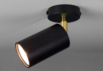 Спот ACCENT BK/GO Imperium Light 591145.05.12