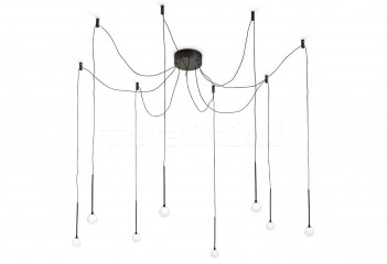 Підвісна люстра LUCCIOLA LED 8 BK Ideal Lux 283982