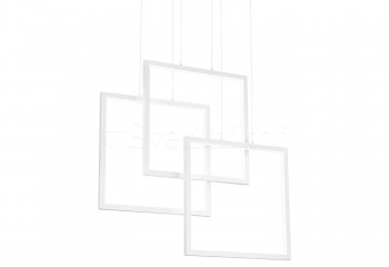 Світлодіодна люстра FRAME SQ 73cm WH Ideal Lux 253596