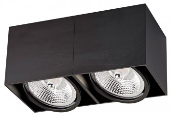 Точечный светильник BOX 2 BK ZumaLine ACGU10-117