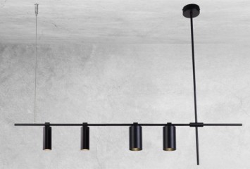 Підвісний світильник NAMASU GU10 3 BK Shilo 7928