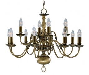 Люстра Searchlight Flemish 11019-12AB